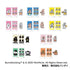 『BUNNI KONBINY』メモリーカットステッカー IDphoto 3枚入り【BOX】